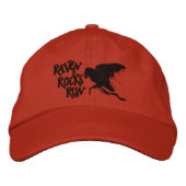 Raven Rocks Run Cap Bestickte Baseballkappe (Vorderseite)