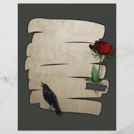 Raven Rose Paper Gothbook Handwerk