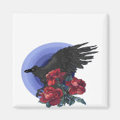 Raven & Roses Magnet (Vorne)