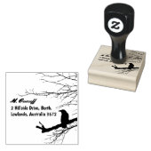 Raven Rücksendeadresse Briefmarke Gummistempel (Stempel)