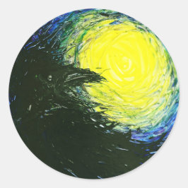 Raven Runder Aufkleber