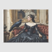 Raven’s Guest Decoupage Seidenpapier (Vorderseite)