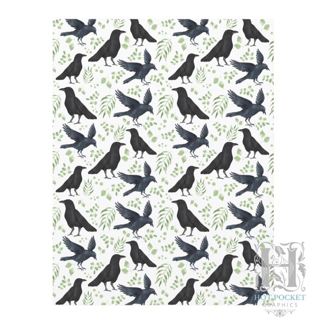 Raven Scrapbook Papier in Weiß (Von Creator hochgeladen)