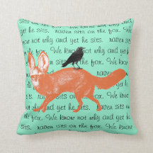 Raven setzt sich auf den Fuchs