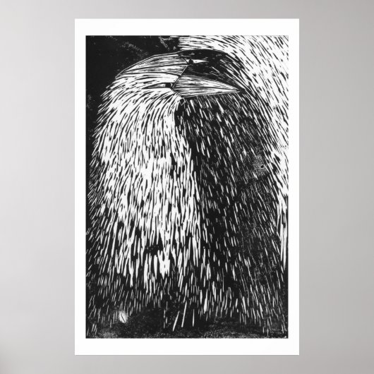 Raven Shadow Self Art Print Poster (Vorne)