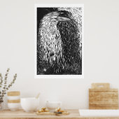 Raven Shadow Self Art Print Poster (Küche)
