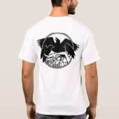 Raven Shirts Raven Cool Crow Bird Art T - Shirt (Rückseite)