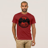 Raven Shirts Raven Cool Crow Wild Bird T - Shirt (Vorne ganz)