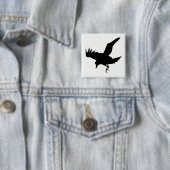Raven Silhouette Button (Beispiel)