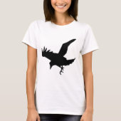 Raven Silhouette T-Shirt (Vorderseite)