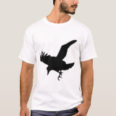 Raven Silhouette T-Shirt (Vorderseite)