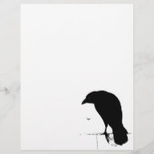 Raven Silhouette - Vintage Goth Ravens & Crows (Vorderseite)