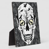 Raven Skull Picture Zuhause Horror Decke Fotoplatte (Seite)