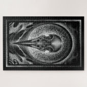 Raven Skull Puzzle (Horizontal)