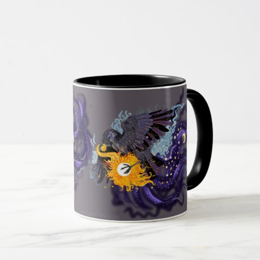 Raven Sky Folklore-Tasse Tasse (VorderseiteRechts)