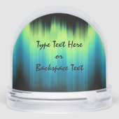 Raven Snow Globe Personalized Raven Snow Globes Schneekugeln (Rückseite)