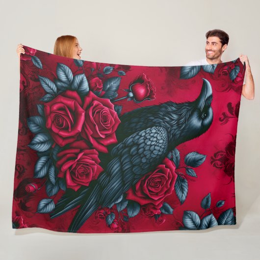 Raven Song 60x80 Fleece Blanket (Beispiel)