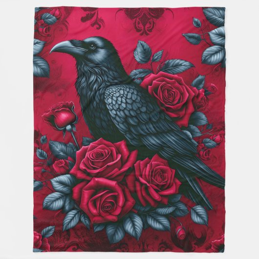 Raven Song 60x80 Fleece Blanket (Vorderseite)