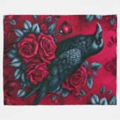 Raven Song 60x80 Fleece Blanket (Vorderseite (Horizontal))