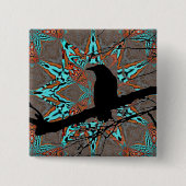 Raven Star of Fraktal Complexity Button (Vorderseite)