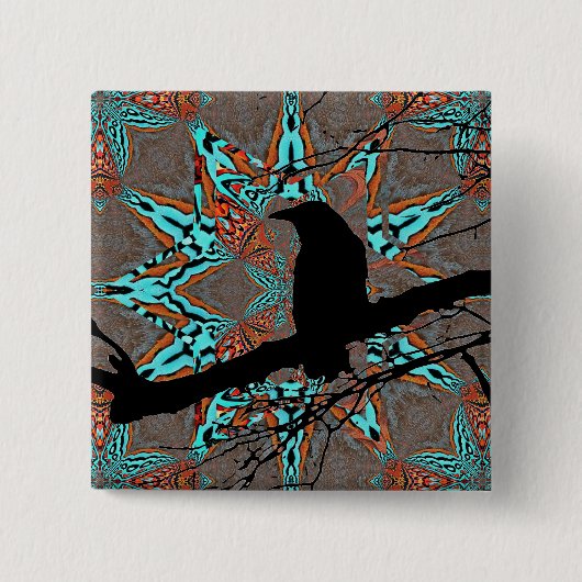 Raven Star of Fraktal Complexity Button (Vorderseite)