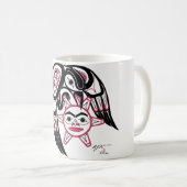 Raven Stealing the Sun Kaffeetasse (VorderseiteRechts)