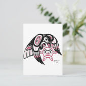 Raven Stealing the Sun Postkarte (Stehend Vorderseite)