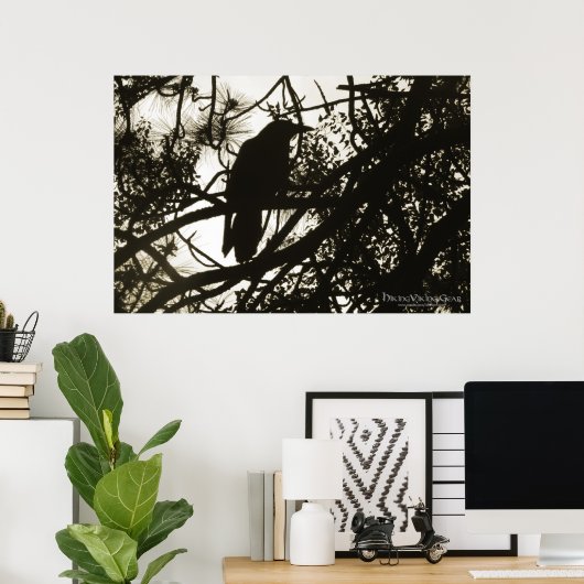 Raven Steampunk Poster (Heimbüro)