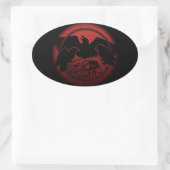 Raven Stickers Native Wildlife Raven Art Stickers (Tasche)