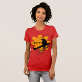 Raven Sun mit Baumzweigen T-Shirt (Vorne ganz)