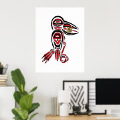 Raven Sun Poster (Heimbüro)