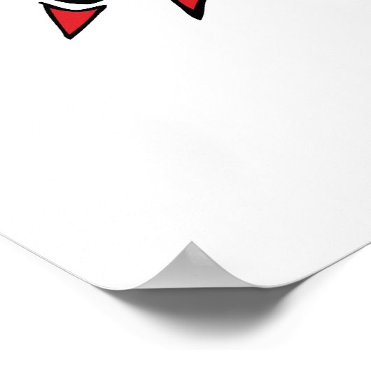 Raven Sun Poster (Ecke)