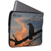 Raven Sunset Tree and Clouds Laptopschutzhülle (Vorne Rechts)