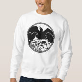 Raven Sweatshirt Unisex Raven Native Art Shirts (Vorderseite)