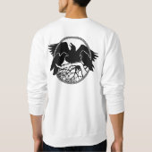 Raven Sweatshirt Unisex Raven Native Art Shirts (Rückseite)