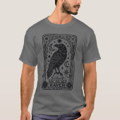 Raven Tarot Card T-Shirt (Vorderseite)