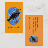 Raven Tarot Card Visitenkarte (Vorne/Hinten)