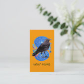 Raven Tarot Card Visitenkarte (Stehend Vorderseite)