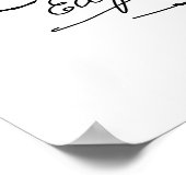 Raven (tief in die Dunkelheit hinein) von Edgar Al Poster (Ecke)