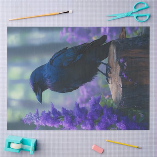 Raven Tissue Paper Seidenpapier (Basteln)