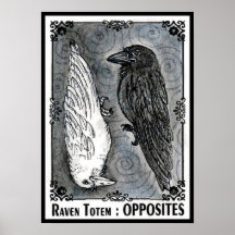 Raven Totem....Opposites