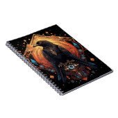 Raven Totem, Spirit Crow Notebook Notizblock (Rechte Seite)