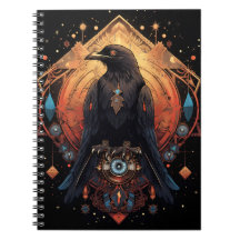 Raven Totem, Spirit Crow Notebook