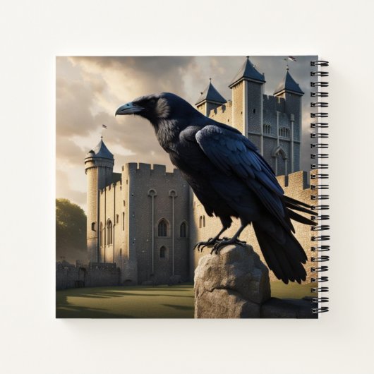 Raven Tower of London Notizblock (Rückseite)