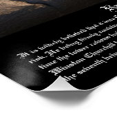 Raven Tower of London Poster (Ecke)