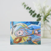 Raven und der Verzauberer Postkarte (Stehend Vorderseite)