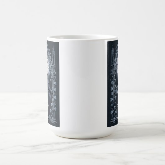 Raven Under Moon Gothic Midnight Kaffeetasse (Mittel)