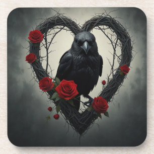 Raven Valentine's Getränkeuntersetzer