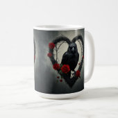 Raven Valentine's Kaffeetasse (VorderseiteRechts)