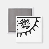Raven Viking Banner Magnet (Vorderseite/Rückseite)